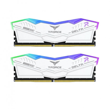 Team T-Force DELTA RGB White 32GB 2x16GB 5600Mhz DDR5 CL32 Gaming Ram (FF4D532G5600HC32DC01)